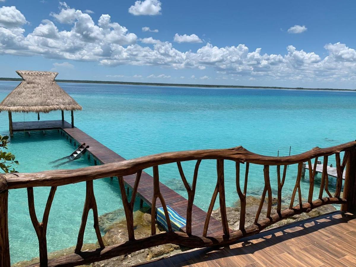 Xoot Kaana Villa Vista Laguna Bacalar Eksteriør billede