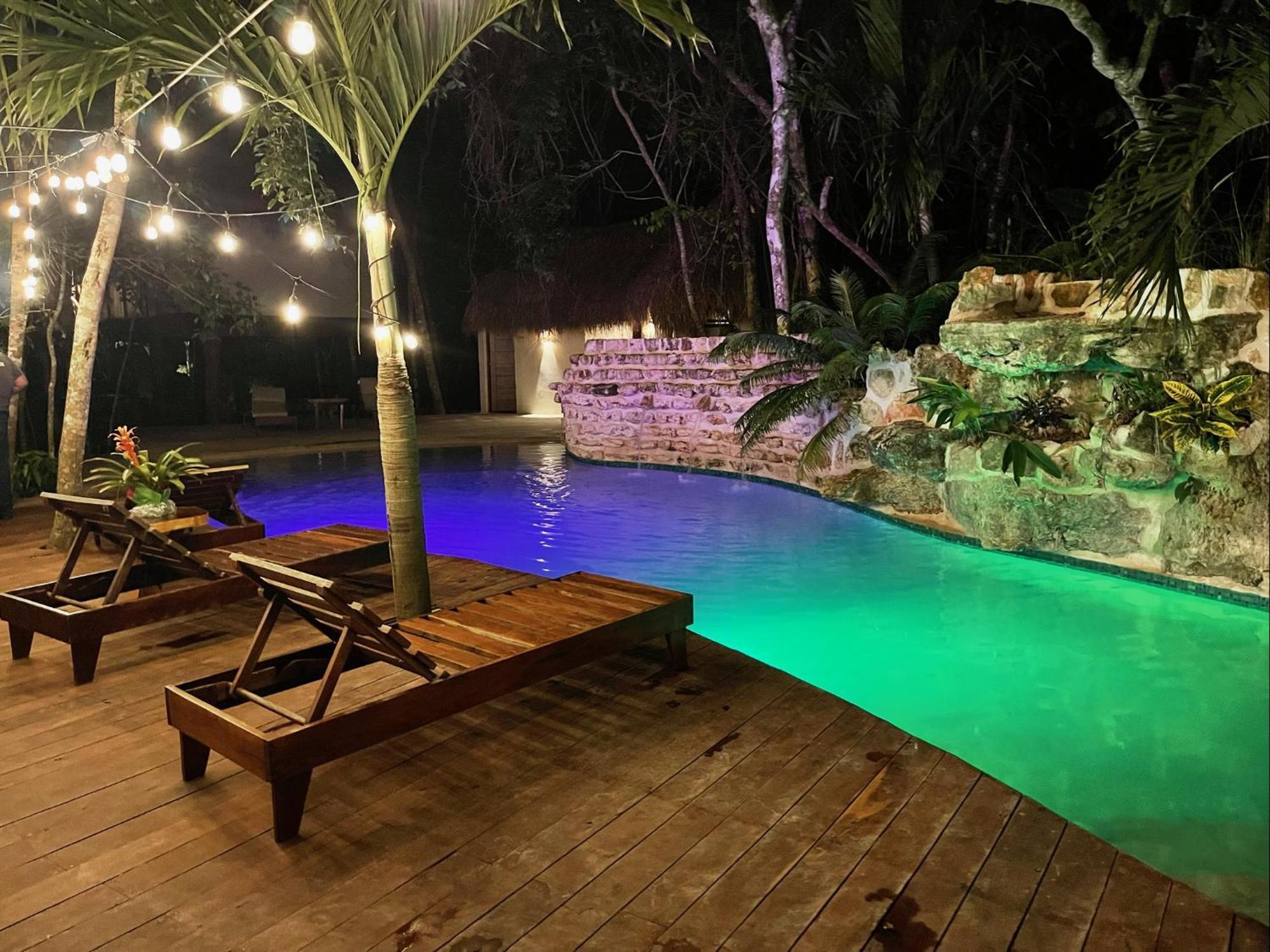 Xoot Kaana Villa Vista Laguna Bacalar Eksteriør billede