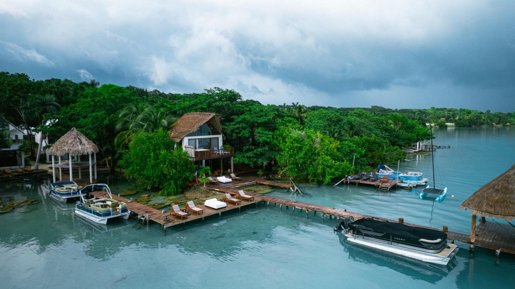 Xoot Kaana Villa Vista Laguna Bacalar Eksteriør billede