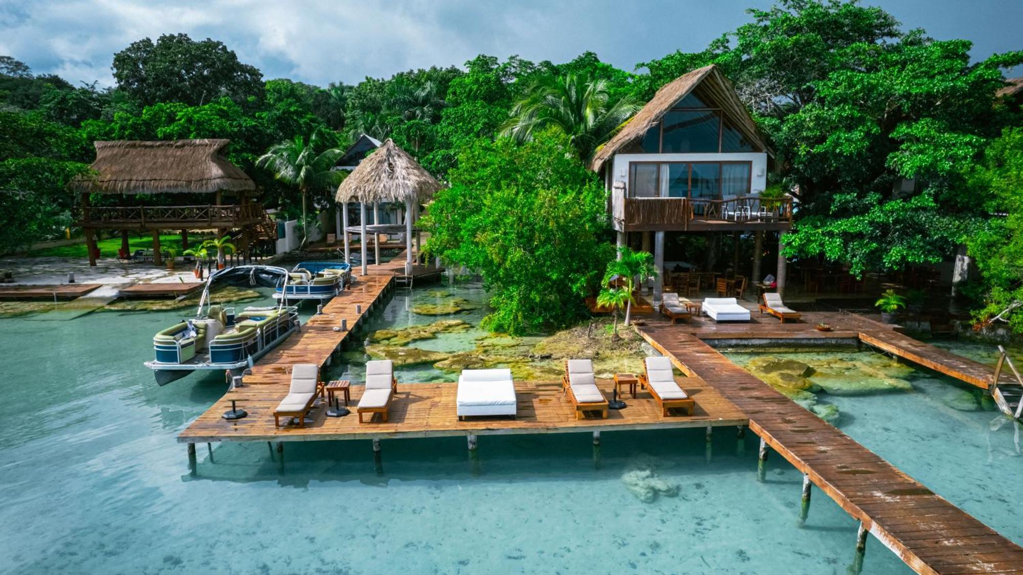 Xoot Kaana Villa Vista Laguna Bacalar Eksteriør billede