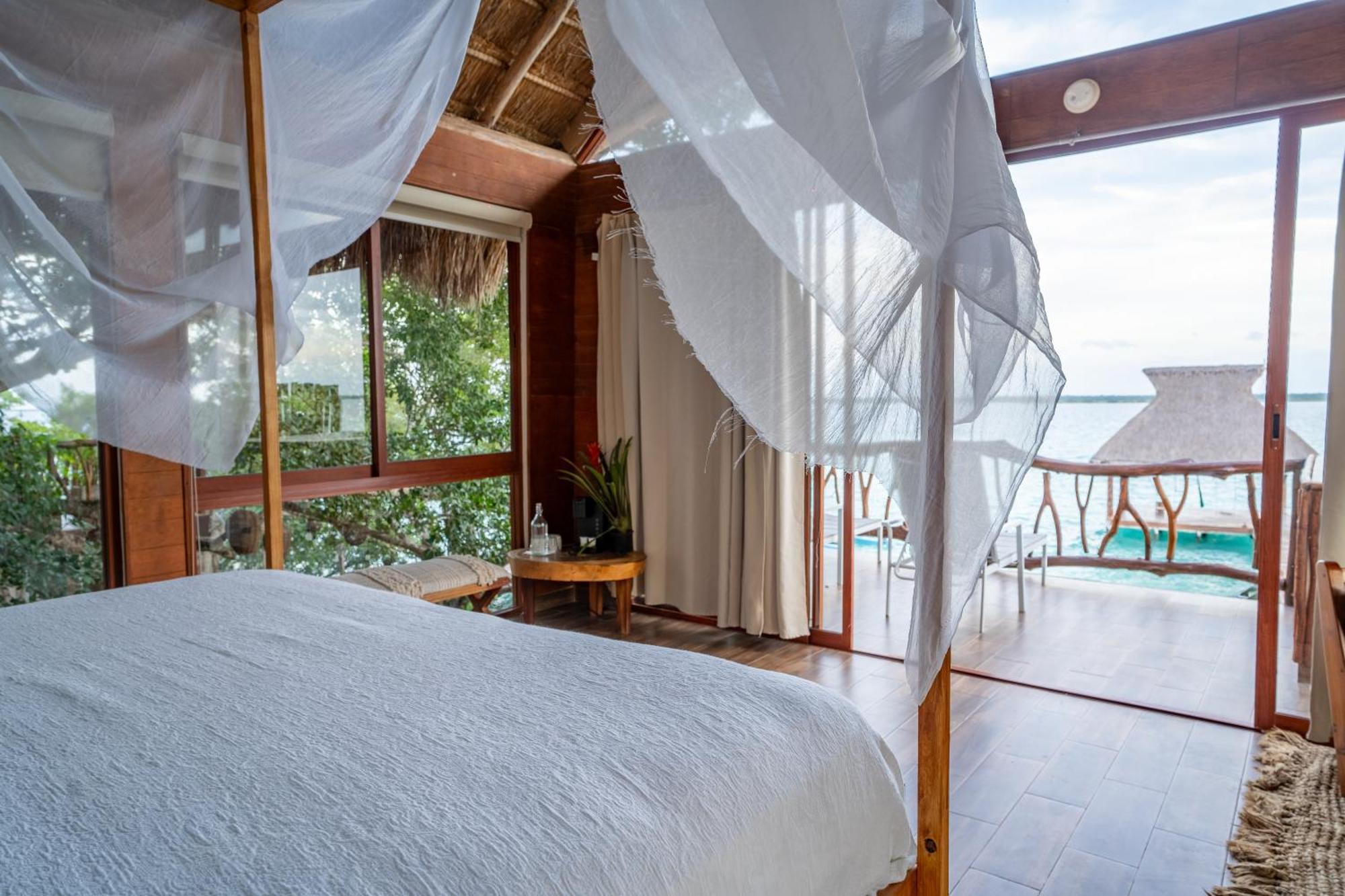 Xoot Kaana Villa Vista Laguna Bacalar Eksteriør billede